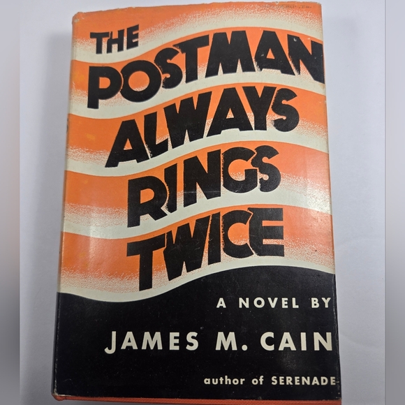 Triangle Books Other - The Postman Always Rings Twice HC Book+DJ James M Cain 1938 Very Good Condition